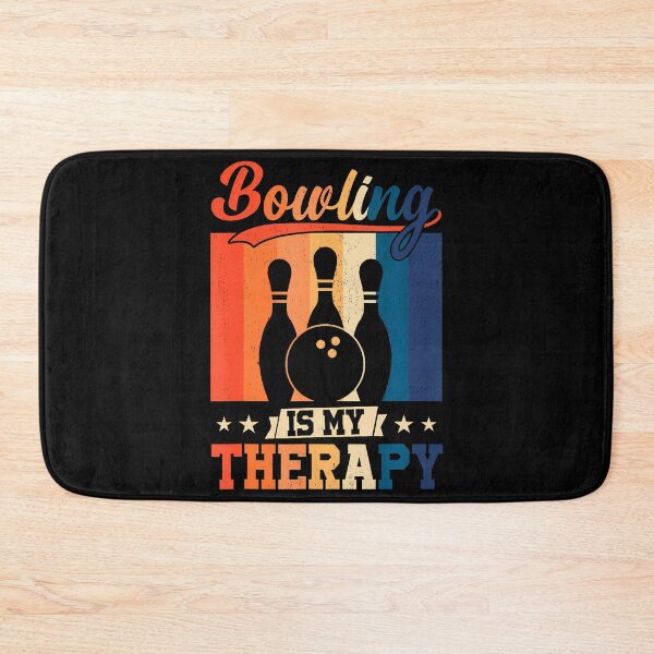Item preview, Vintage Retro Bowling Is My Therapy Funny Player Team designed and sold by BarbaraLillie.