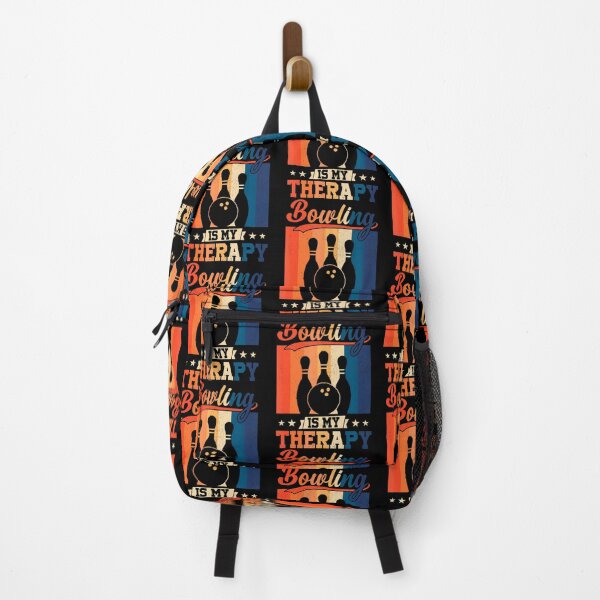 Item preview, Vintage Retro Bowling Is My Therapy Funny Player Team designed and sold by BarbaraLillie.