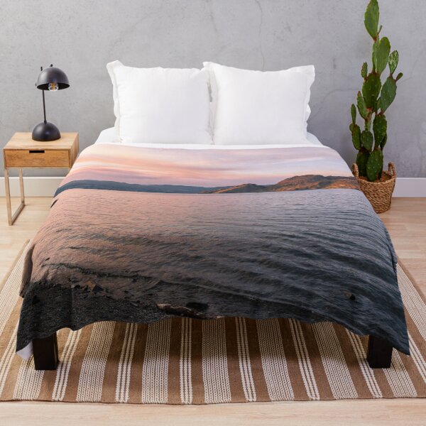 Item preview, Sunset Beach at Okanagan Lake Provincial Park in Summer designed and sold by Amy Mitchell.