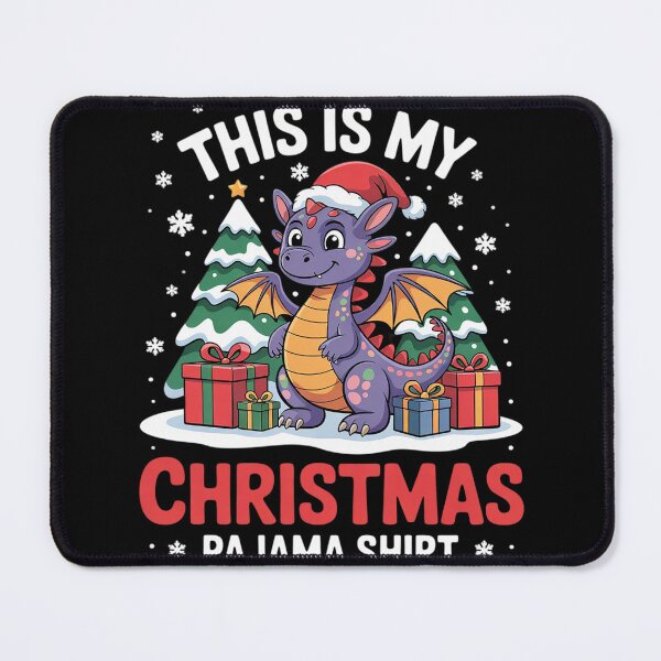 Item preview, This is My Christmas Pajama Dragon Xmas PJs  designed and sold by Belkisallen.