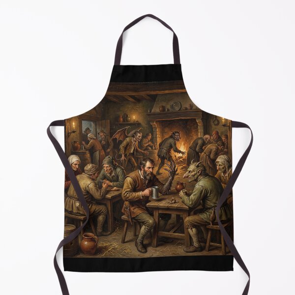 Item preview, The Demonic Inn after Hieronymus Bosch designed and sold by Vintage Designs +.