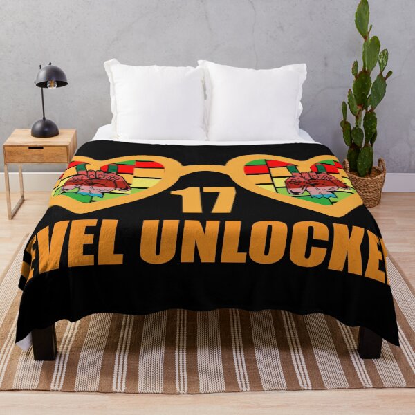 Item preview, Level 17 Unlocked – Fun Gamer Birthday designed and sold by karibov.