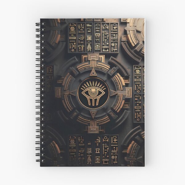 Item preview, Cyberpunk Egyptian Hieroglyphics, symmetrical textures (image size 8320x12480) designed and sold by Digital-Davinci.