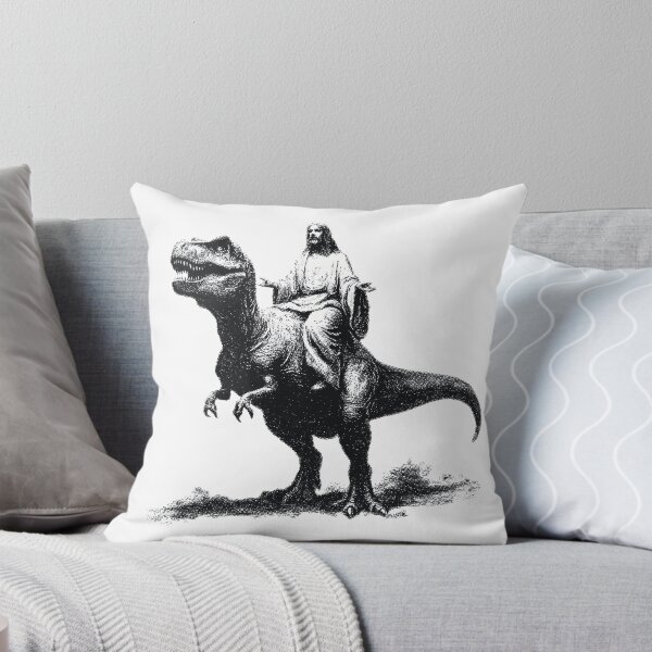 Item preview, Raptor Jesus: The Ultimate Dinosaur Messiah Meme Art designed and sold by t5uisiu.