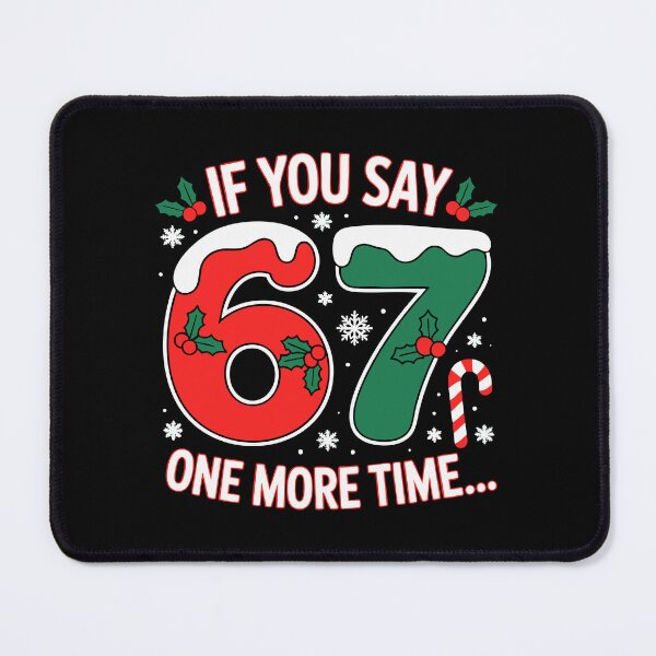 Item preview, Funny Christmas 67 six seven Meme Viral Holiday festive joke designed and sold by w1ckerman.