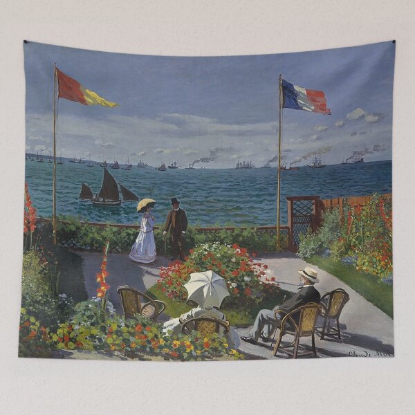 Aperçu de l'œuvre Jardin à Sainte Adresse par Monet créée et vendue par tomorrowsart.