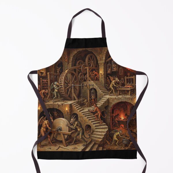 Item preview, Infernal Torture Cavern after Hieronymus Bosch and Bruegel designed and sold by Vintage Designs +.