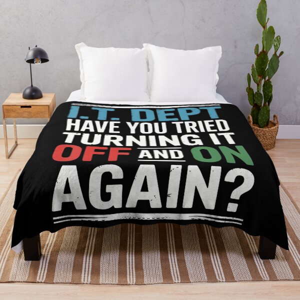 Item preview, Have You Tried Turning It Off And On Again It Guy designed and sold by KristenSophie.