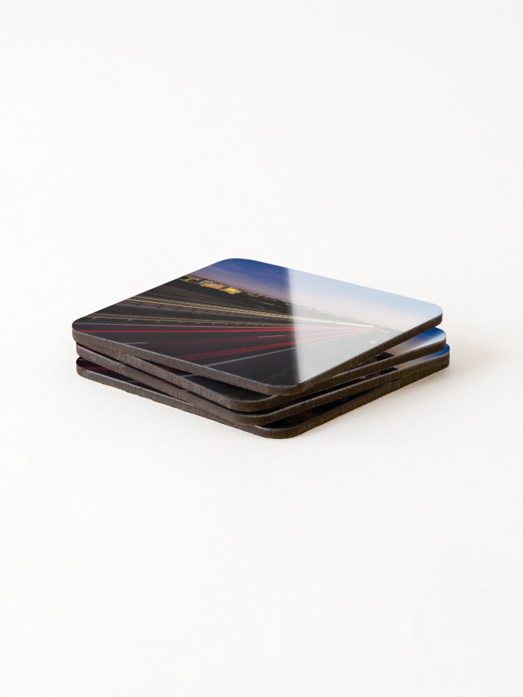 Thumbnail 4 of 5, Coasters (Set of 4), Light Trails AP7 designed and sold by RalphGoldsmith.