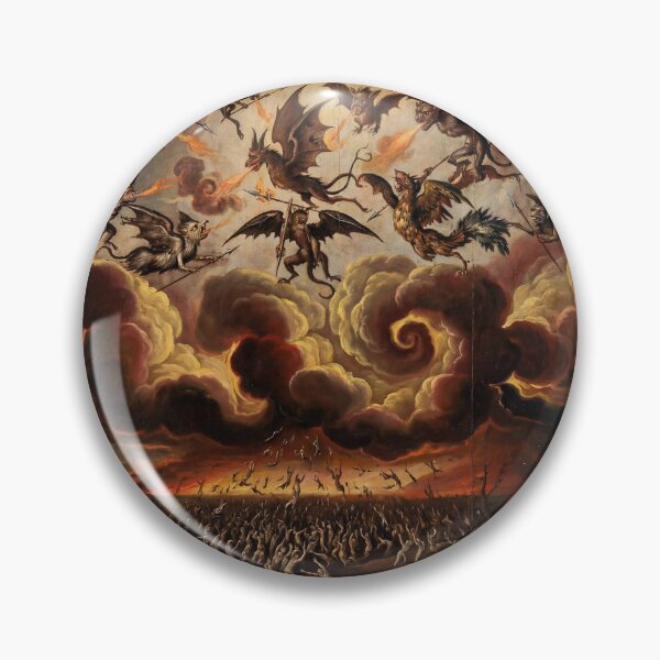 Item preview, Apocalyptic Air War after Hieronymus Bosch and Bruegel designed and sold by Vintage Designs +.
