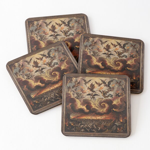 Item preview, Apocalyptic Air War after Hieronymus Bosch and Bruegel designed and sold by Vintage Designs +.
