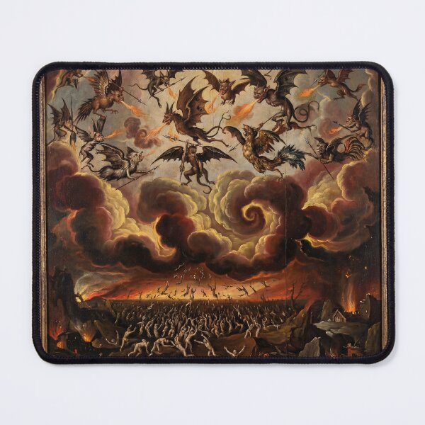 Item preview, Apocalyptic Air War after Hieronymus Bosch and Bruegel designed and sold by Vintage Designs +.