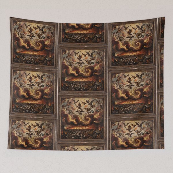 Item preview, Apocalyptic Air War after Hieronymus Bosch and Bruegel designed and sold by Vintage Designs +.