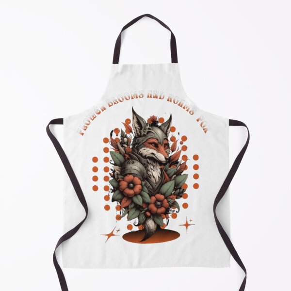 Artikelvorschau, Floral Fox – Vintage Boho Art entworfen und verkauft von BoldLines StuDio.