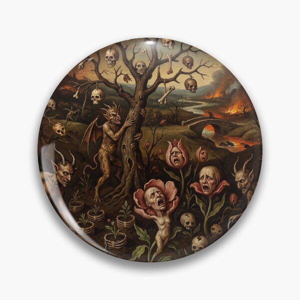 Item preview, Damnation Garden after Hieronymus Bosch and Bruegel designed and sold by Vintage Designs +.
