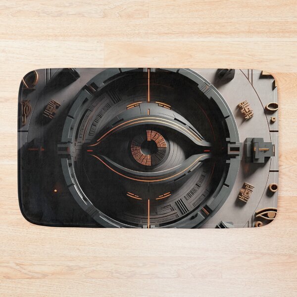 Item preview, Cyberpunk Egyptian Hieroglyphics, symmetrical textures (image size 8320x12480) designed and sold by Digital-Davinci.