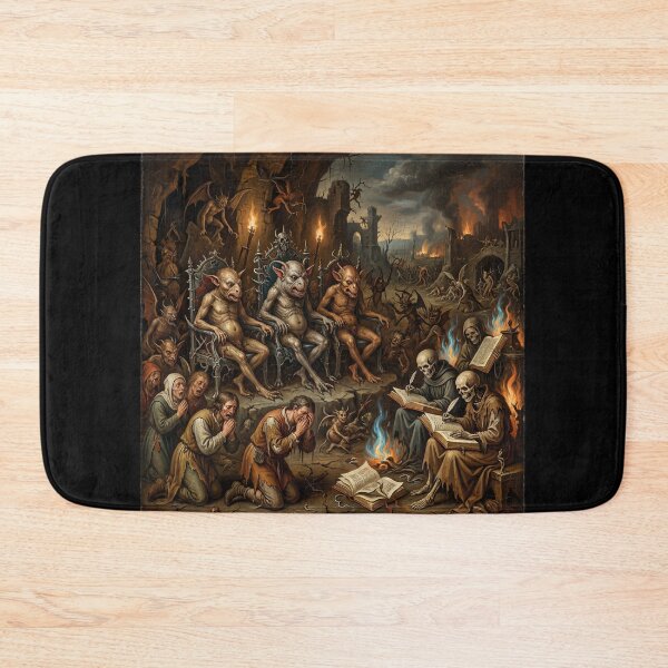 Item preview, Copy of Damnation Garden after Hieronymus Bosch and Bruegel designed and sold by Vintage Designs +.