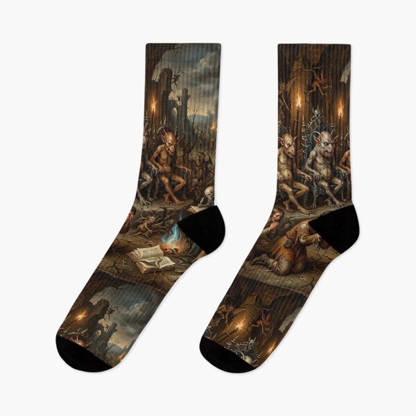 Item preview, Copy of Damnation Garden after Hieronymus Bosch and Bruegel designed and sold by Vintage Designs +.