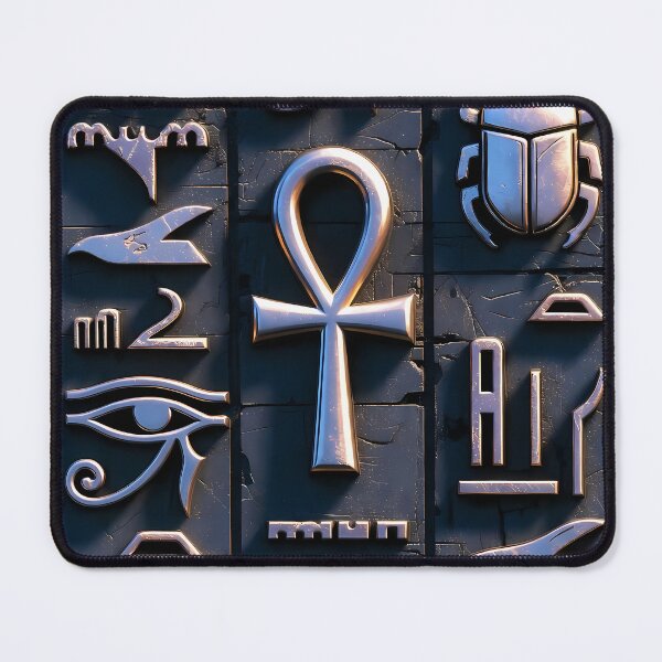 Item preview, Cyberpunk Egyptian Hieroglyphics, symmetrical textures (image size 8320x12480) designed and sold by Digital-Davinci.