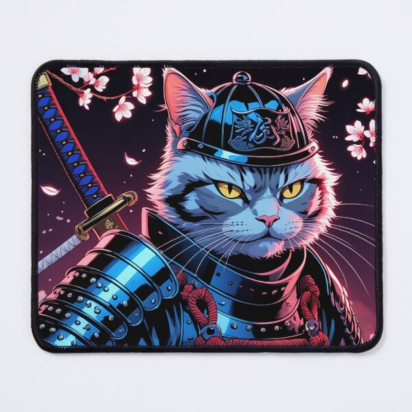 Item preview, Samurai Cat Warrior designed and sold by Velora_art01.