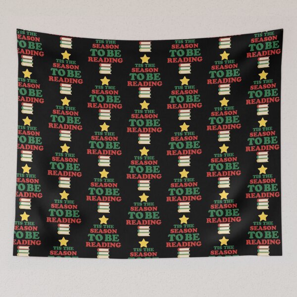Item preview, Tis The Season To Be Reading - Book Lover Christmas Holiday Tree designed and sold by Shape Snip Studio.