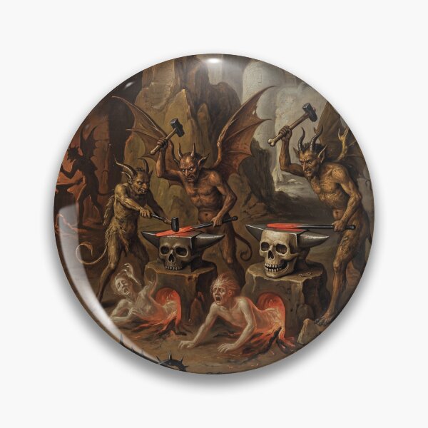 Item preview, Infernal Forge after Hieronymus Bosch and Pieter Bruegel designed and sold by Vintage Designs +.