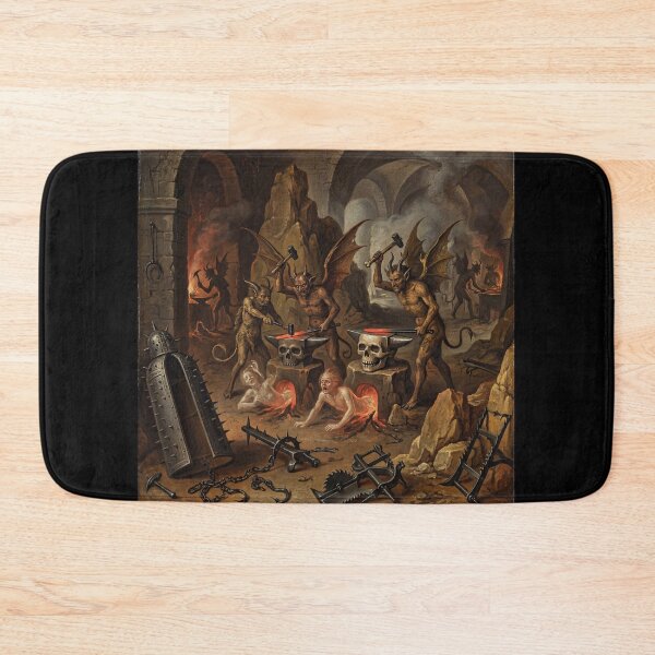 Item preview, Infernal Forge after Hieronymus Bosch and Pieter Bruegel designed and sold by Vintage Designs +.