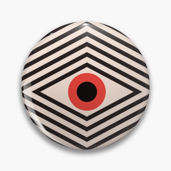 Item preview, Bauhaus Poster 1919: Geometric Eye Design with Bold Stripes and Color Blocks designed and sold by portokalis.