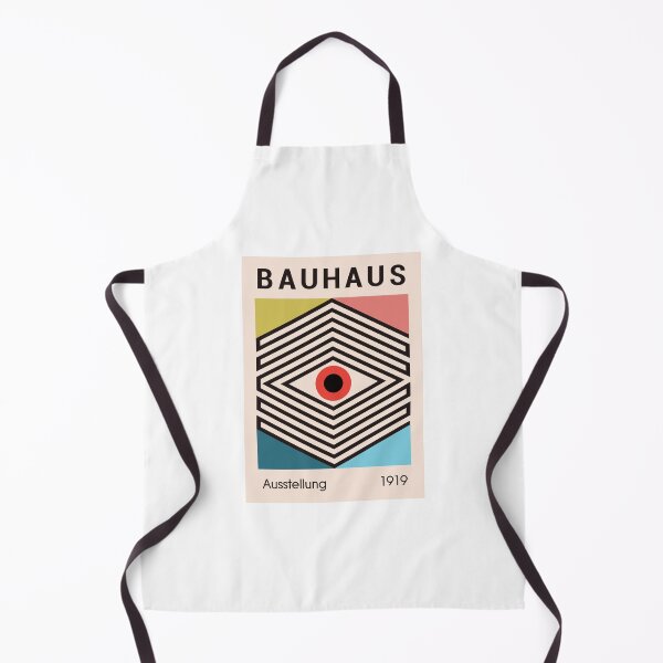 Item preview, Bauhaus Poster 1919: Geometric Eye Design with Bold Stripes and Color Blocks designed and sold by portokalis.