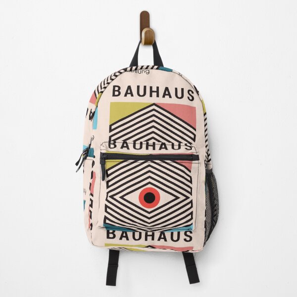 Item preview, Bauhaus Poster 1919: Geometric Eye Design with Bold Stripes and Color Blocks designed and sold by portokalis.