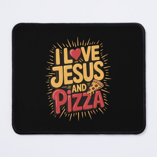 Item preview, I Love Jesus And Pizza designed and sold by DorisElaine.