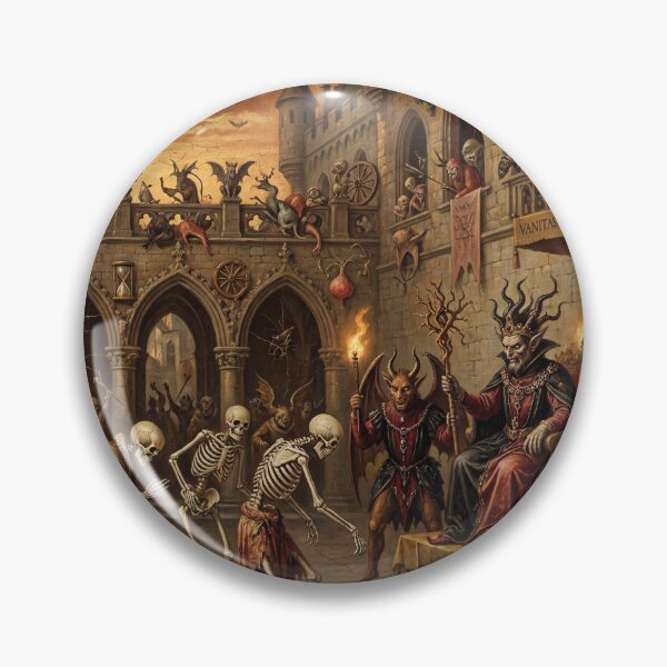 Item preview, Hellish Castle Ceremony after Hieronymus Bosch and Pieter Bruegel designed and sold by Vintage Designs +.