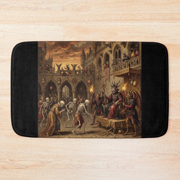 Item preview, Hellish Castle Ceremony after Hieronymus Bosch and Pieter Bruegel designed and sold by Vintage Designs +.
