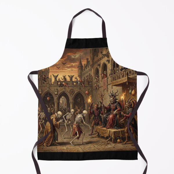 Item preview, Hellish Castle Ceremony after Hieronymus Bosch and Pieter Bruegel designed and sold by Vintage Designs +.