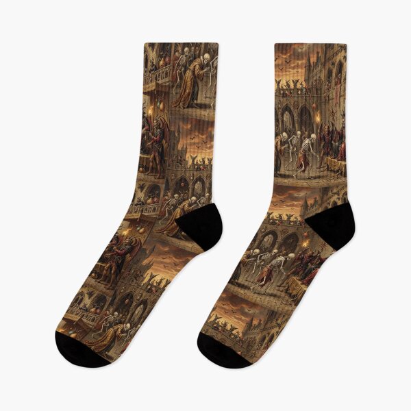 Item preview, Hellish Castle Ceremony after Hieronymus Bosch and Pieter Bruegel designed and sold by Vintage Designs +.