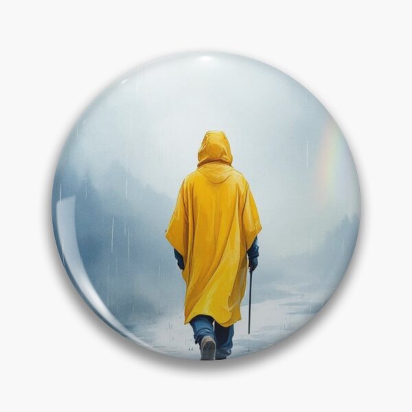 Item preview, Pilgrim in the rain (Way of St. James) designed and sold by jefboutique6150.