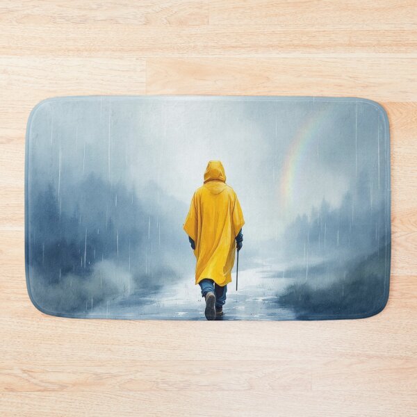 Item preview, Pilgrim in the rain (Way of St. James) designed and sold by jefboutique6150.