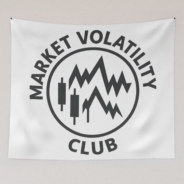 Item preview, Market Volatility Club – Wild Zigzag Candlestick Crest designed and sold by techy-rrr.