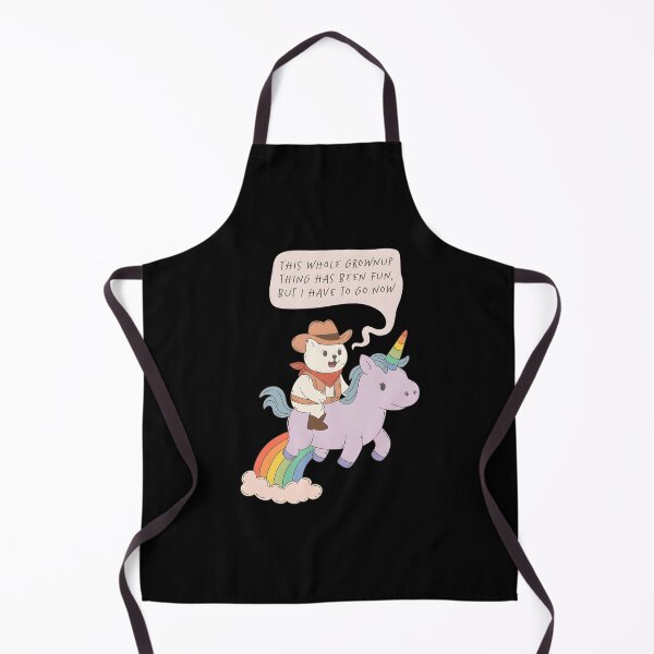 Item preview, Grownup Exit Strategy – Cowboy Cat On Unicorn designed and sold by HeathAlexander2.