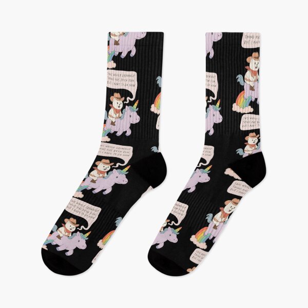 Item preview, Grownup Exit Strategy – Cowboy Cat On Unicorn designed and sold by HeathAlexander2.