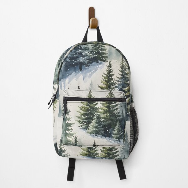Item preview, Winter forest watercolor painting covered in snow designed and sold by Mianku | Für das Leben.