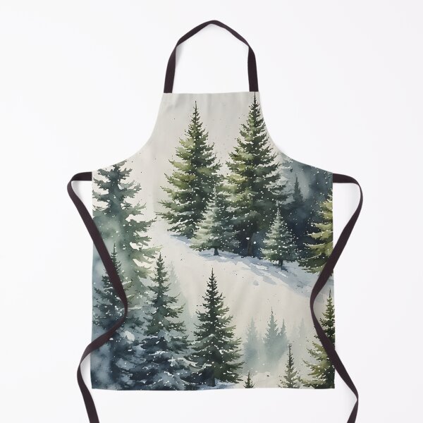 Item preview, Winter forest watercolor painting covered in snow designed and sold by Mianku | Für das Leben.