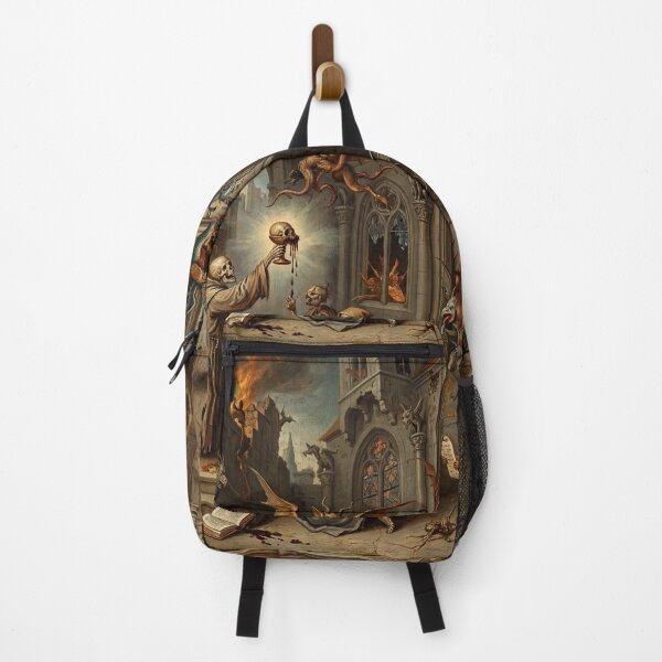 Item preview, Monastery Siege from hell after Hieronymus Bosch and Pieter Bruegel designed and sold by Vintage Designs +.