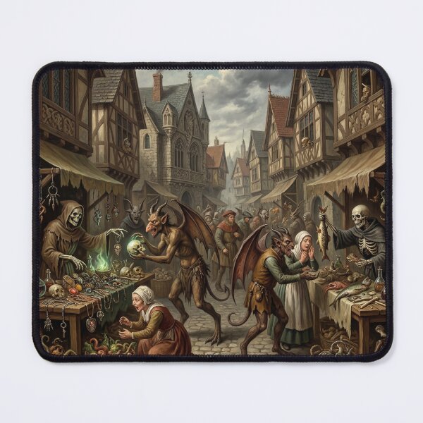 Item preview, Marketplace Supernatural Horror after Hieronymus Bosch and Pieter Bruegel designed and sold by Vintage Designs +.