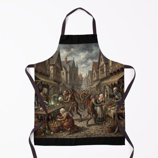 Item preview, Marketplace Supernatural Horror after Hieronymus Bosch and Pieter Bruegel designed and sold by Vintage Designs +.