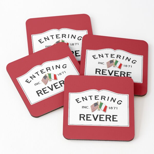 Item preview, Entering Revere Road Sign: Where Italy Meets America Since 1871 - Revere, Massachusetts  designed and sold by SouthShorePics.