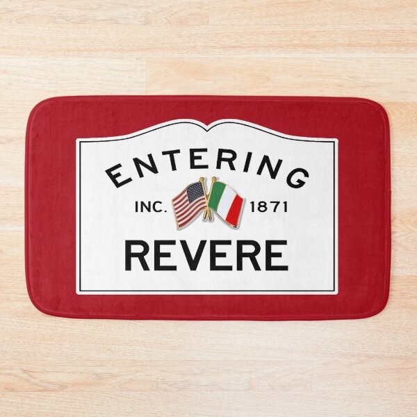 Item preview, Entering Revere Road Sign: Where Italy Meets America Since 1871 - Revere, Massachusetts  designed and sold by SouthShorePics.