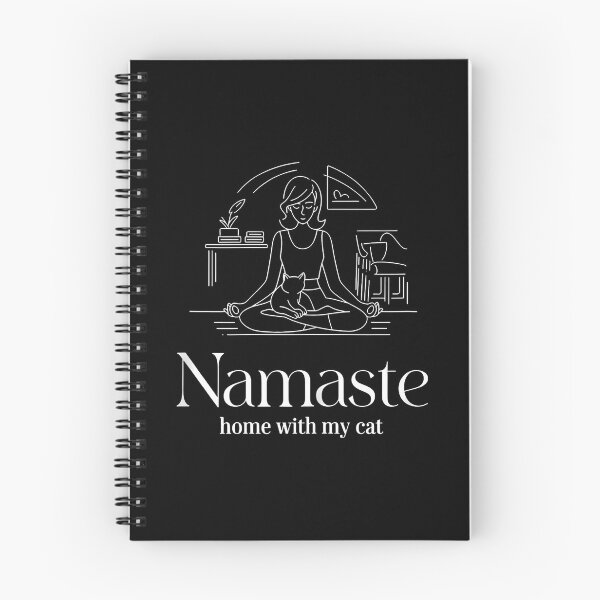 Item preview, Namaste Home With My Cat Funny Cat Lover designed and sold by AlbertaDana.