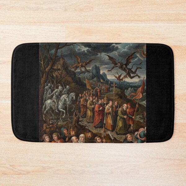 Item preview, Procession of priests Under Attack after Hieronymus Bosch and Pieter Bruegel designed and sold by Vintage Designs +.
