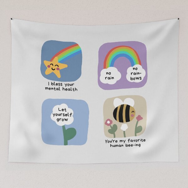 Item preview, Mental health affirmations set | Cute positive affirmations designed and sold by NeurodiverseTea.